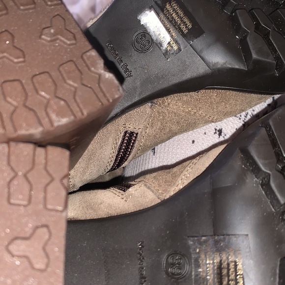 Emanuele Crasto Leather Block Heel Boots Size 39 - Picture 3 of 10